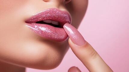 Beige nude tone lipstick make up isolated on a studio background,natural Liquid lipsticks,makeup cosmetic lips, product mockup for beauty fashion business,sale,swatch color,template.