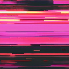 Seamless cyberpunk glitch pattern distorted pixels rgb shifts in digital landscape futuristic aesthetic abstract view