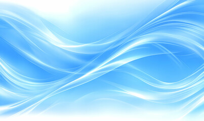 Fototapeta premium Abstract blue wave background, flowing lines, smooth curves, soft light, elegant design, perfect for website banners, presentations, and digital art.