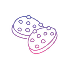 Cookie Icon vector stock illustration