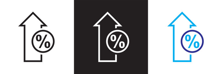 Loan and Credit  icons set. Mortgage, credit rating, calculator  icon.  Isolated on white and black background. Vector illustration. EPS 10