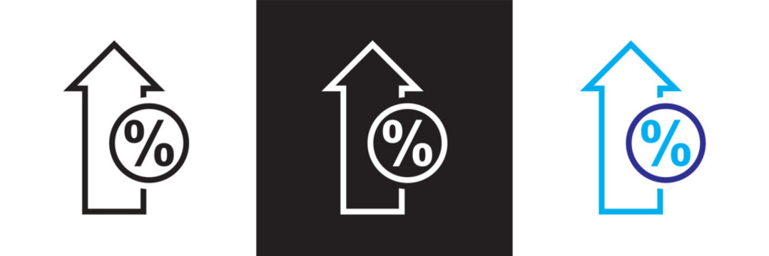 Loan and Credit  icons set. Mortgage, credit rating, calculator  icon.  Isolated on white and black background. Vector illustration. EPS 10