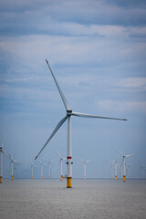 Fototapeta premium wind turbine on the horizon