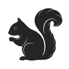 Squirrel Silhouette vector illustration