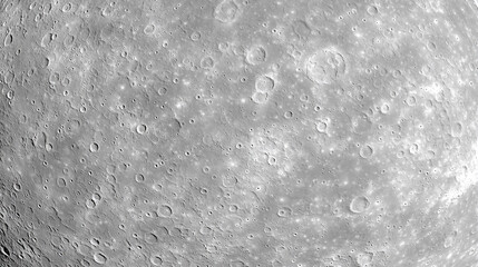 Lunar surface texture, craters and rugged moon landscape.