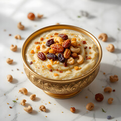 Creamy Sweet Rice: Nuts & Raisins Recipe