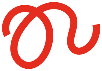 A 3D red percent symbol icon for business discount rates