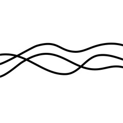 Curve wave seamless pattern
