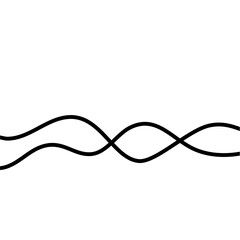 Curve wave seamless pattern
