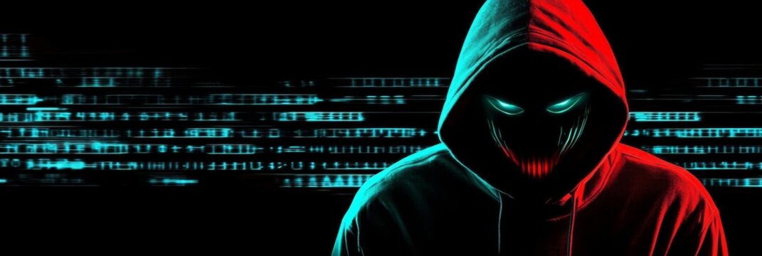 This image captures the essence of cybersecurity themes with a dramatic flair.