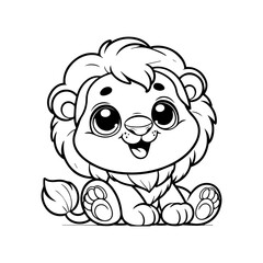 a illustration of lion