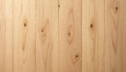 Fototapeta premium Light colored wood planks with knots showing grain