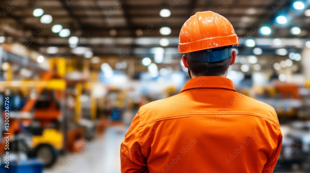 Poster Close-up view of a robotic arm precisely assembling components in a high-tech factory with a clean backdrop, emphasizing technological advancement and innovation