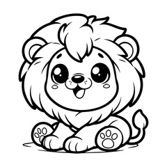 a illustration of lion