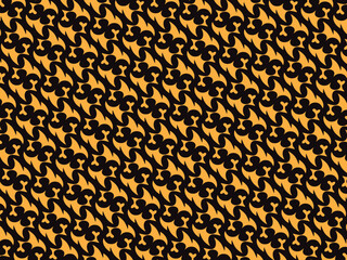 Golden  Leopard Flame Tessellation Pattern Design