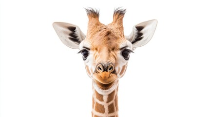 Curious baby giraffe exploring its surroundings savanna wildlife photography natural habitat ground level animal behavior