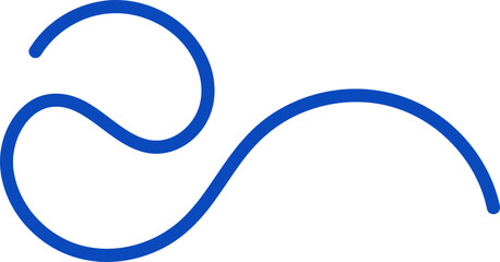 blue line decoration