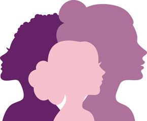 International Women's Day Silhouette