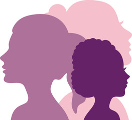 International Women's Day Silhouette