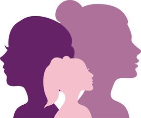 International Women's Day Silhouette