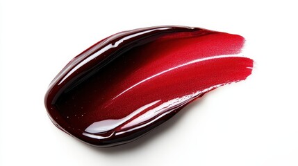 Beige nude tone lipstick make up isolated on a studio background,natural Liquid lipsticks,makeup cosmetic lips, product mockup for beauty fashion business,sale,swatch color,template.