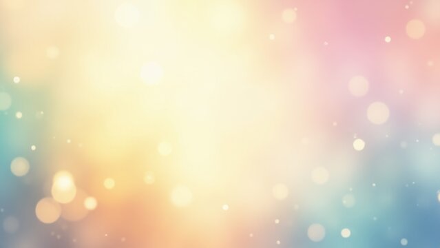 A soft, pastel-colored background with bokeh lights, perfect for first communion cards.