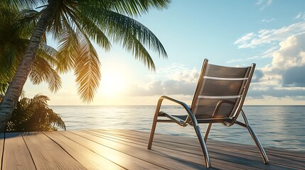Fototapeta premium A Stylish Aluminum Deck Cover with Weather-Resistant Features 