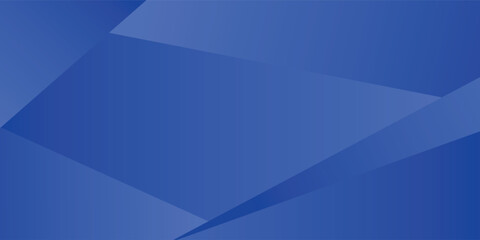 Abstract blue geometric background. smooth color gradation. dynamic and sport banner concept vector illustration