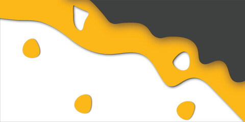 modern abstract papercut style elegant background design vector illustration