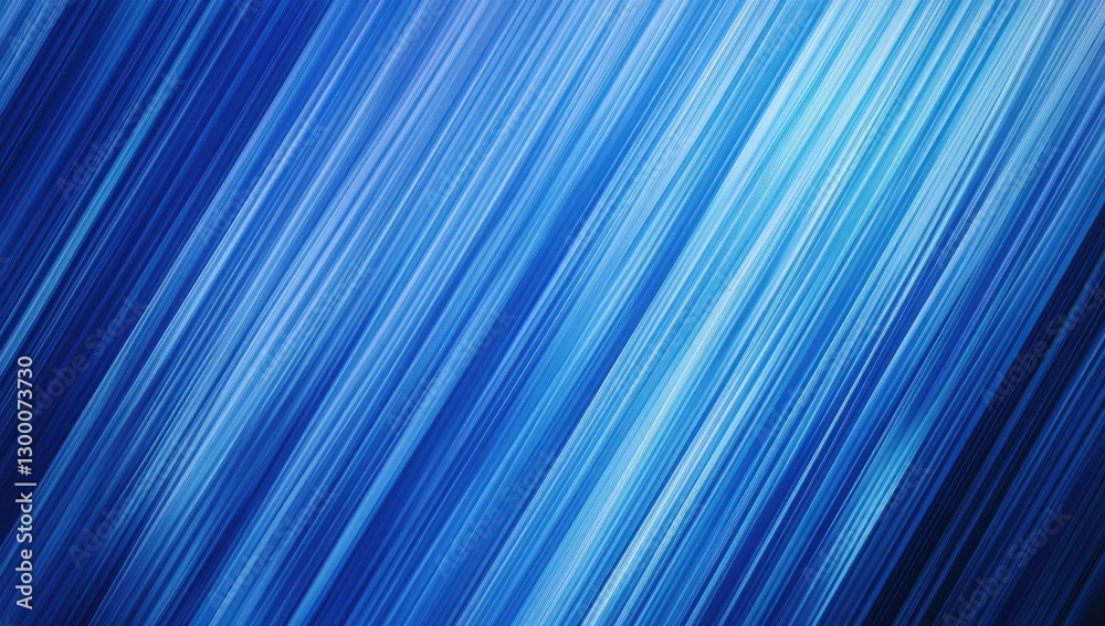 Poster abstract blue background with dynamic lines and streaks creating a sense of movement and depth, idea