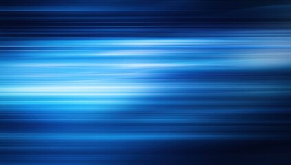 Abstract Blue Motion Background with Horizontal Lines and Soft Gradients for Modern Designs and Creative Projects