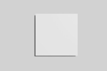 Square Flyer Blank Mockup