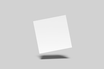 Square Flyer Blank Mockup
