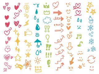 落書きイラストセット