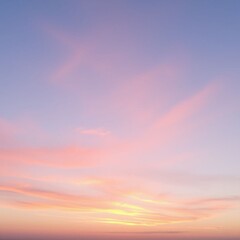 Obraz premium Serene Sky Sunset