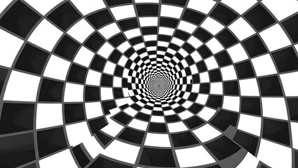 Naklejka premium black and white checkered flag