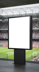 Blank Billboard Mockup in Stadium Setting: Perfect for Advertising