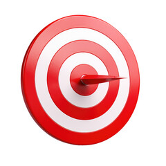Obraz premium 3d Target on transparent background