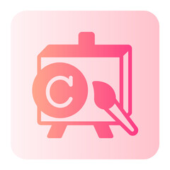 Art  gradient icon