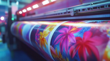 Digital Printing Workflow with Real-Time Status Display