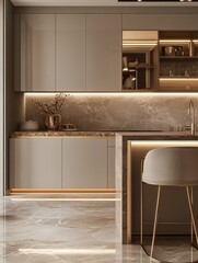 this image showcases the interior of the kitchen the kitchen A modern luxury design