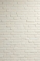 Fototapeta premium Cream, white brick wall background texture. Old abstract architecture material. Beige block brickwork bright color. Cement concrete ceramic construction clean design. Distressed floor gray grey.