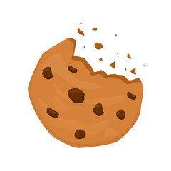 Delicious Chocolate Chip Cookies Illustration