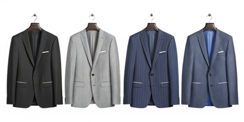 "Set of Stylish Business Suits Isolated on Transparent Background – Formal Wear Collection"
"Professional Business Suit Set with Transparent Background – Elegant Corporate Attire"