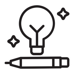 Creativity line icon
