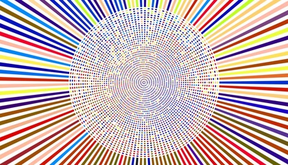 abstract background with rays