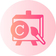 Art  gradient icon