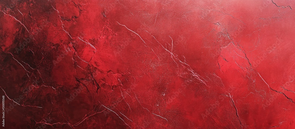 Leinwandbilder red marble texture with distinct patterns swirling in darker hues positioned throughout the image, i