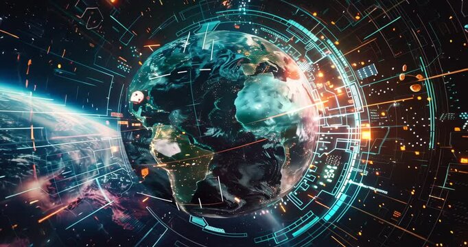 Digital World and Business Collaboration in a Futuristic Setting - Powered by Adobe