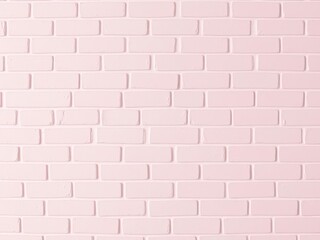 Fototapeta premium Pastel Pink Brick Wall with Delicate Texture for a Soft, Elegant Background